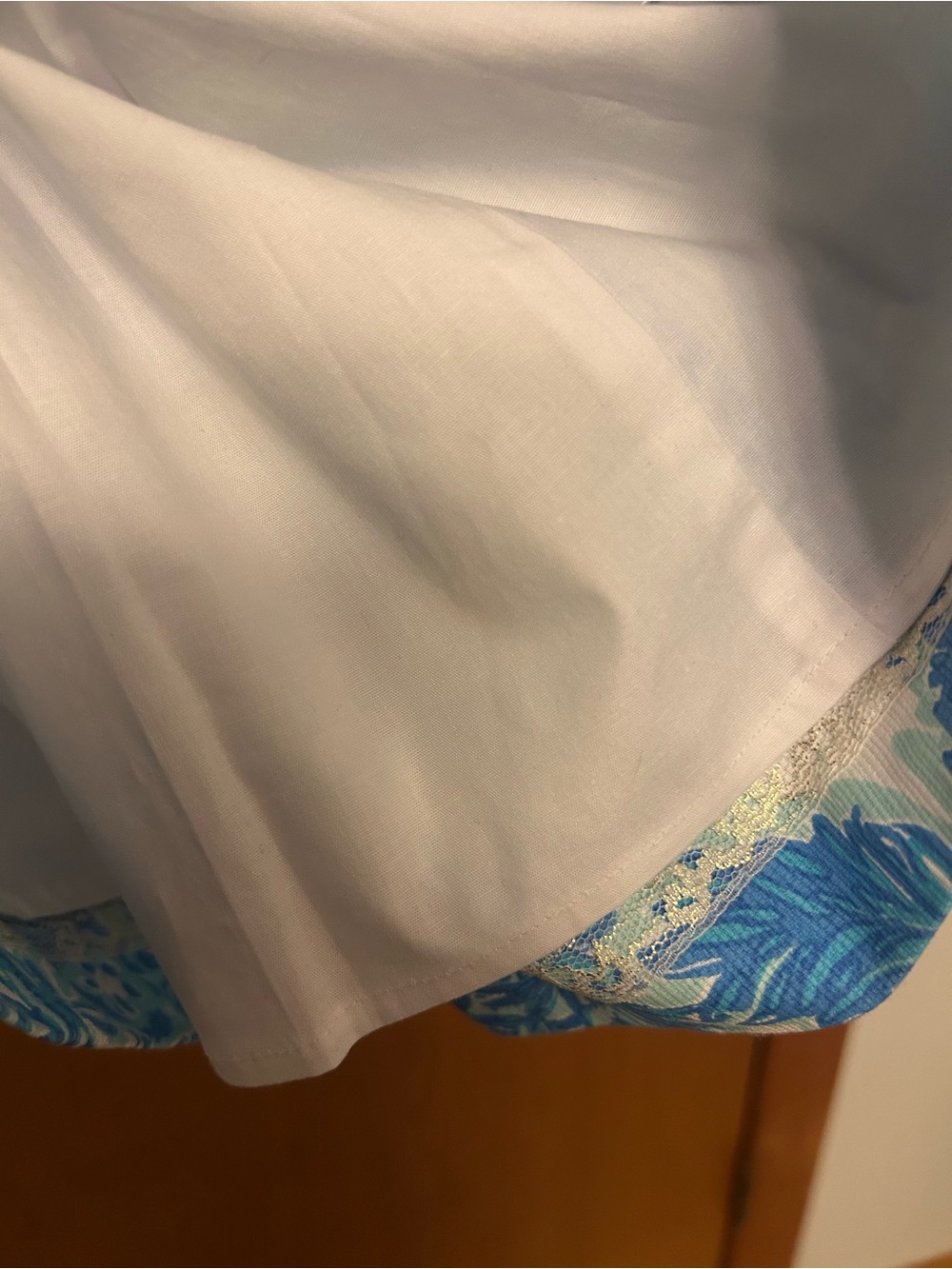 NWT Lilly Pulitzer Pearl Stretch Shift Dress in Toile Me About It - size 8 - Picture 6 of 9